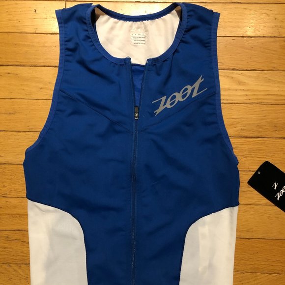 Brand New Zoot Men's Ultra Full Zip Triathlon Tank - Picture 2 of 8